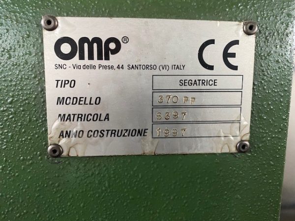 Troncatrice Automatica Omp  370 PP - immagine 3